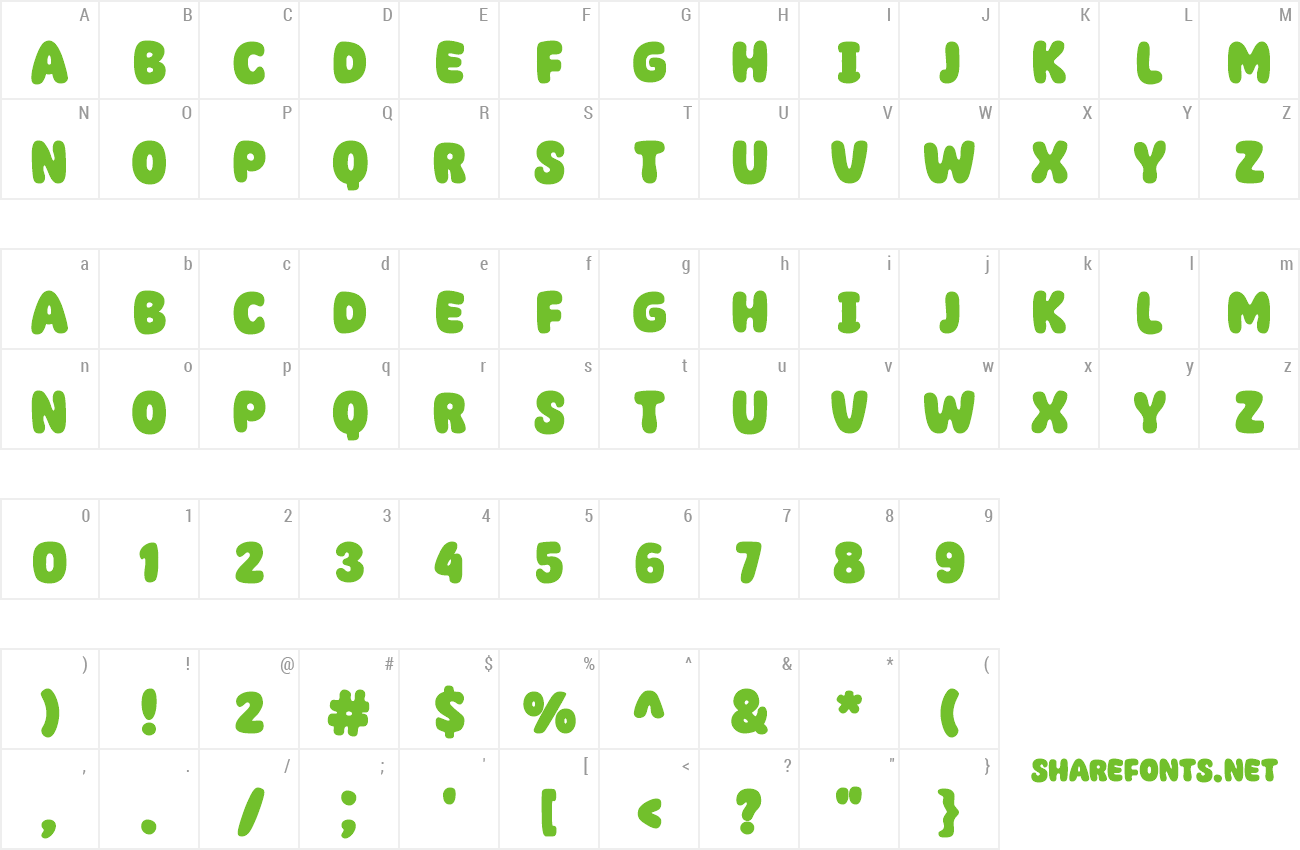 Font Super Foods preview